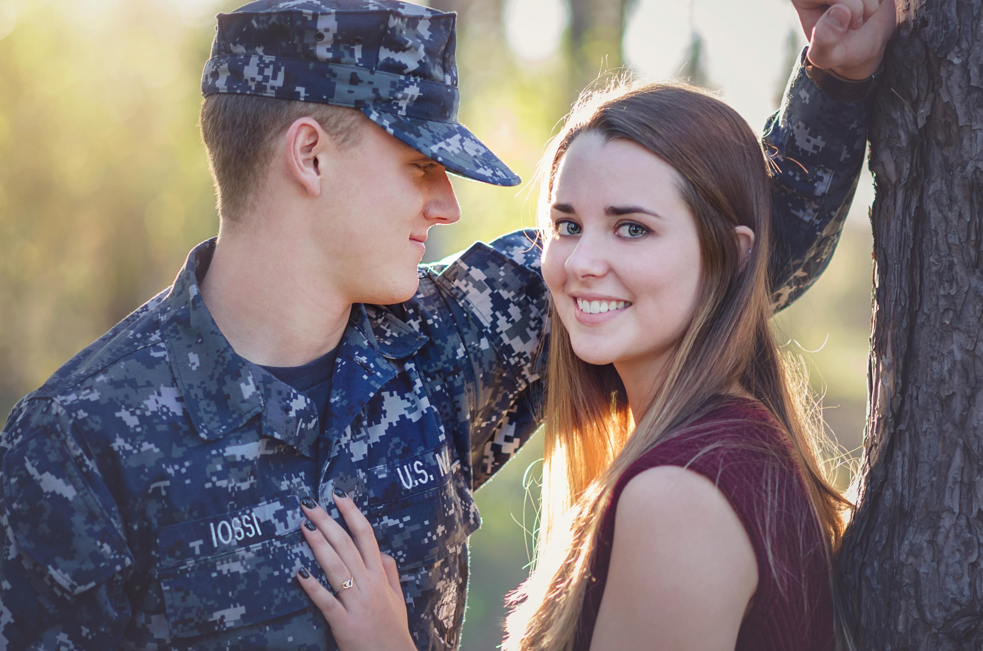 Military couple